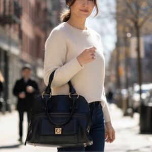 Banana Republic Black Satchel Bag